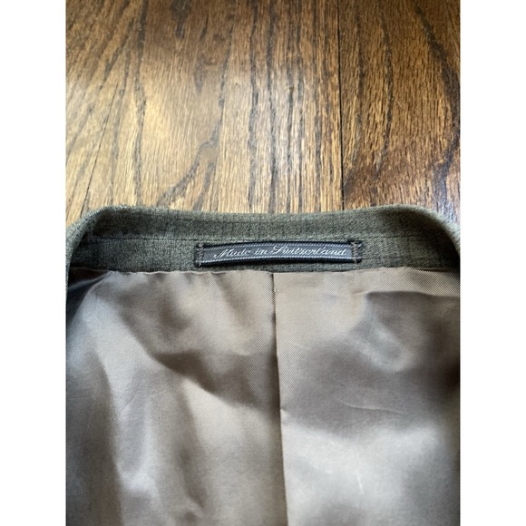 Ermenegildo Zegna Blazer Mens Size 44R Green High Performance Wool Jacket - Picture 5 of 16